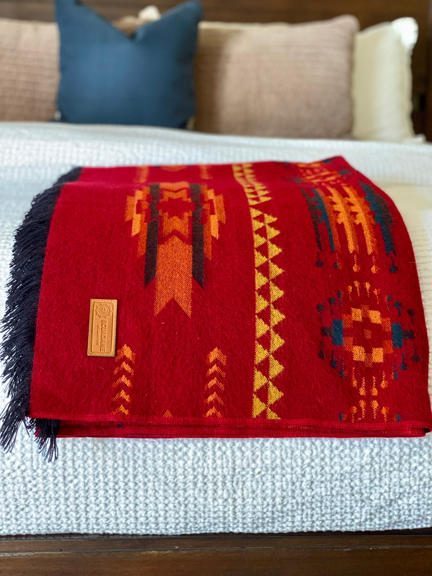 Corazon Wildfire Throw Southwestern Blanket