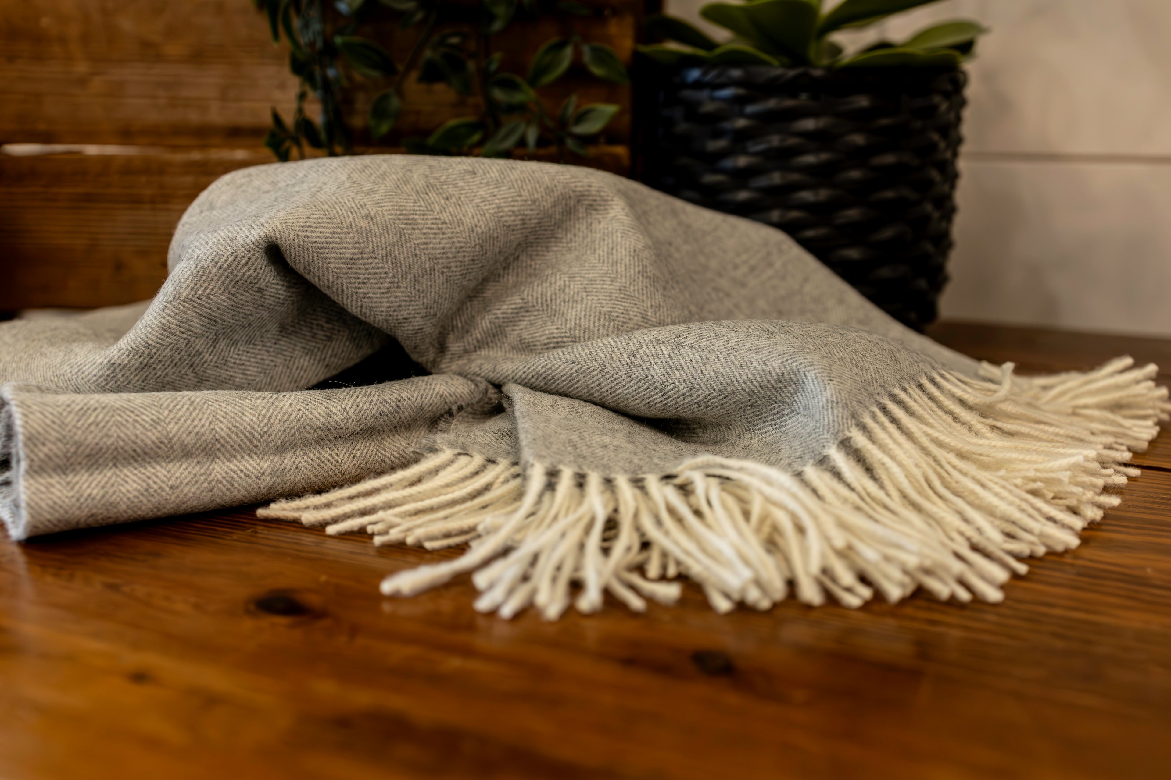 Alpaca Wool Blanket - Cordillera Volcano