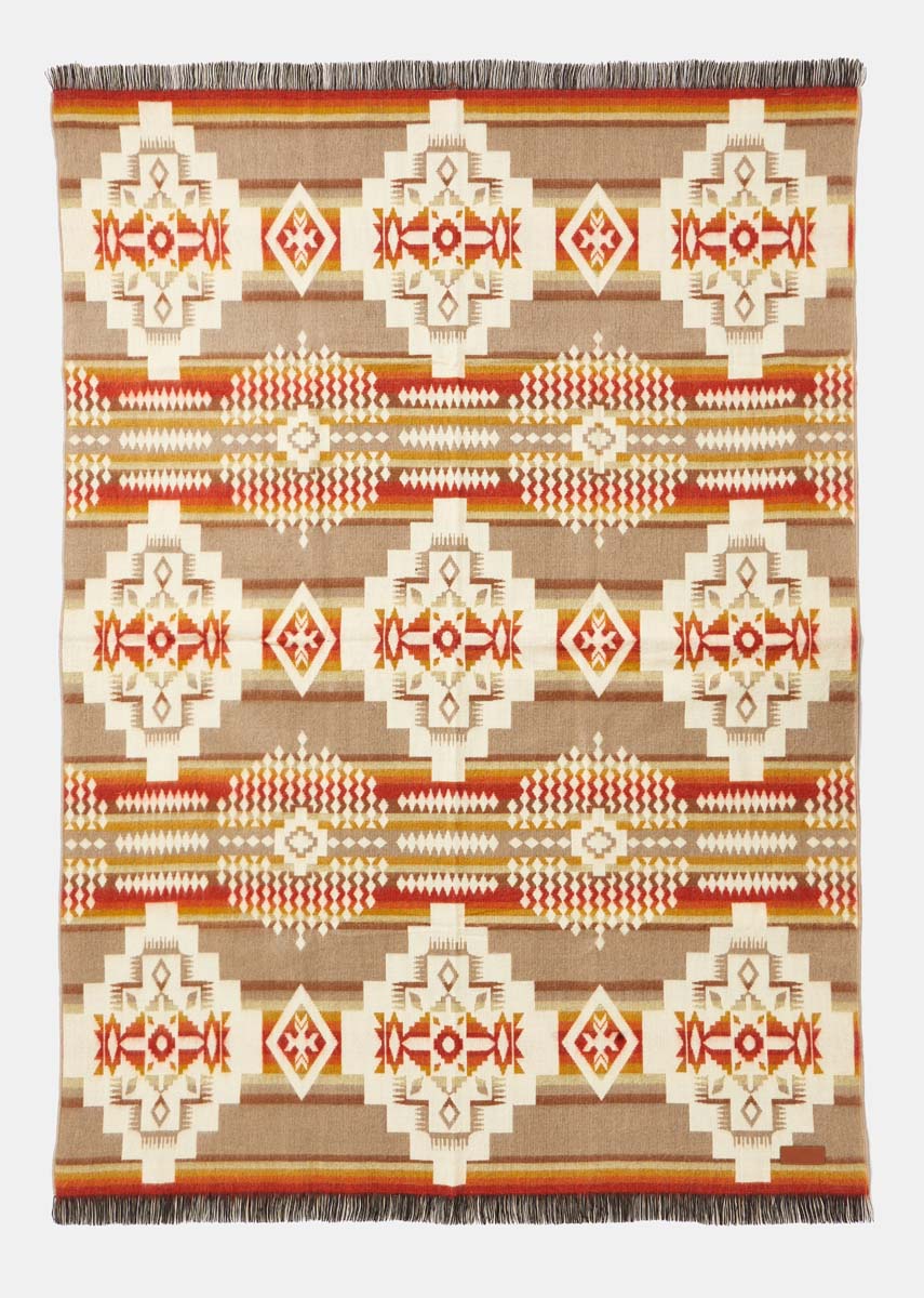 Artisan-Made Southwestern Blanket - Andes Beach Throw