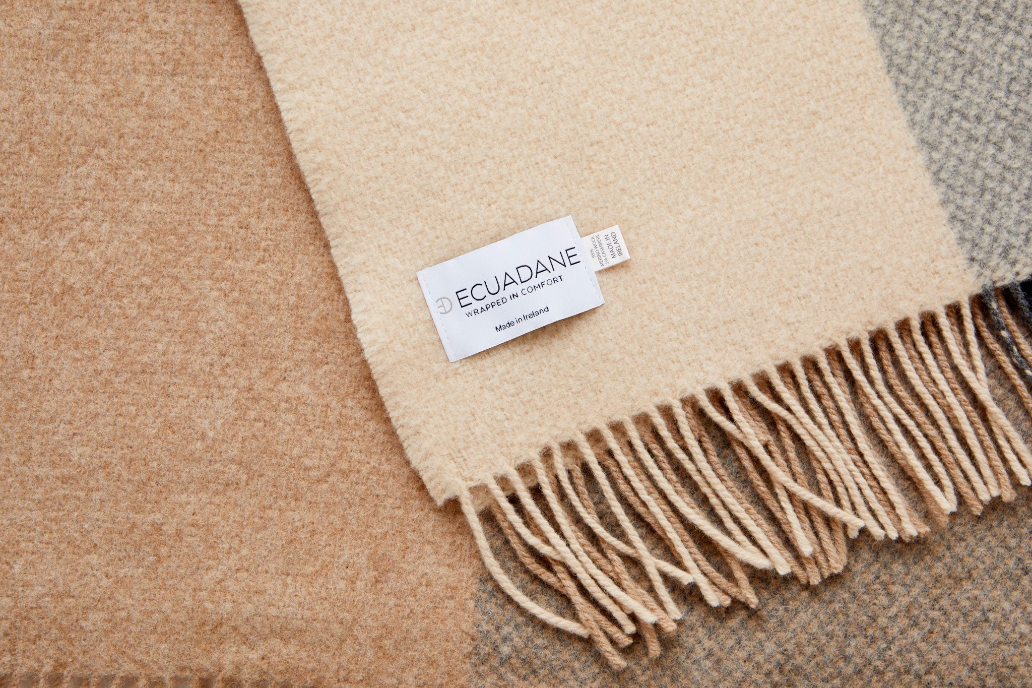Merino Wool and Cashmere Throw - Aoife Willow