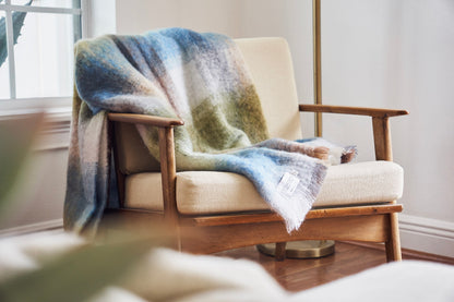 Mohair &amp; Wool Throw Blanket - Cara Rowan