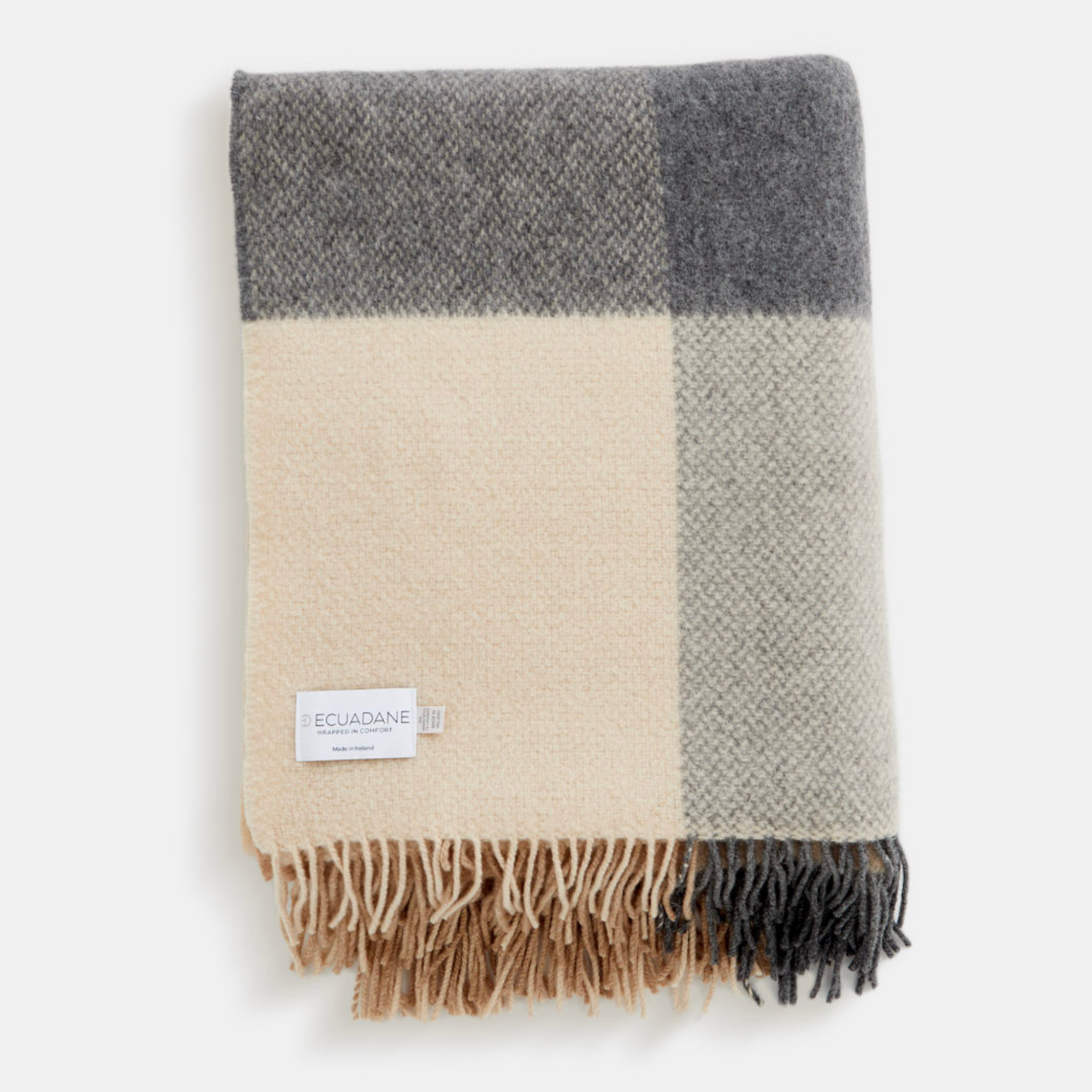 Check Cashmere Throw