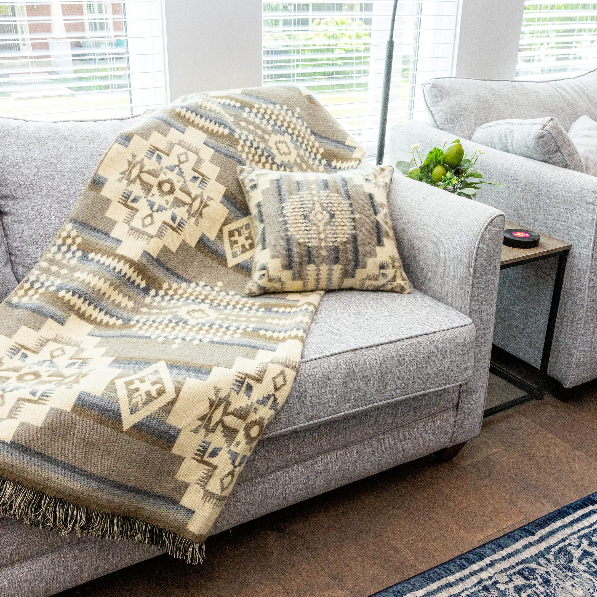 Artisan-Made Southwestern Blanket - Andes Cloud Throw