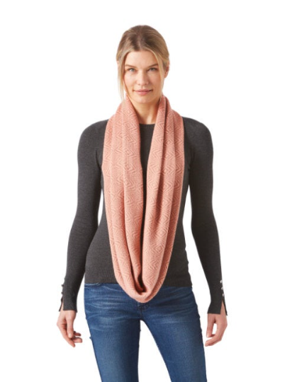 Pink Infinity Scarf