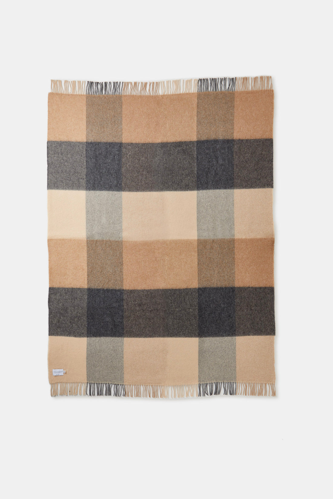 Check Cashmere Throw