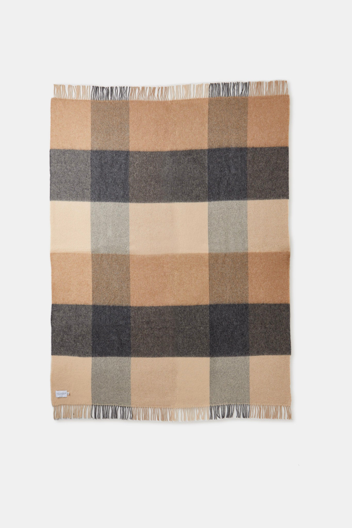 Check Cashmere Throw