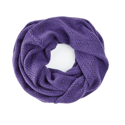 Purple Infinity Scarf